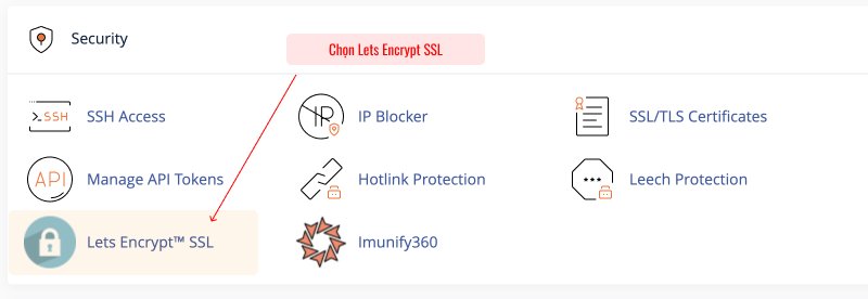Cài SSL Miễn Phí Trên cPanel Bằng AutoSSL Và Let’s Encrypt Mới Nhất 15 Bước 2: Truy cập Let’s Encrypt SSL