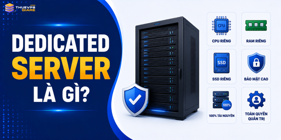 Dedicated Server là máy chủ vật lý riêng