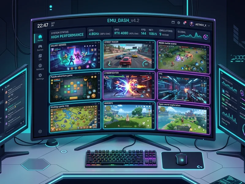 Hướng Dẫn Tối Ưu VPS Treo Game Mượt Mà, Không Giật Lag 24/7 (Từ A-Z) 6 Giao diện quản lý và thiết lập trình giả lập LDPlayer tối ưu treo nhiều tab game