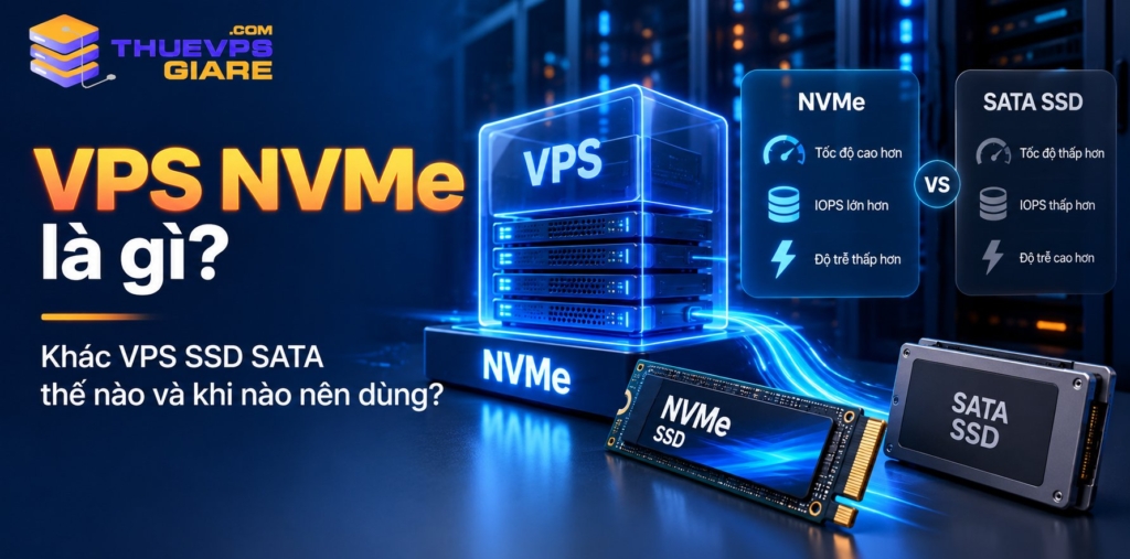 VPS NVMe Là Gì? Khác VPS SSD Thế Nào, Khi Nào Nên Dùng